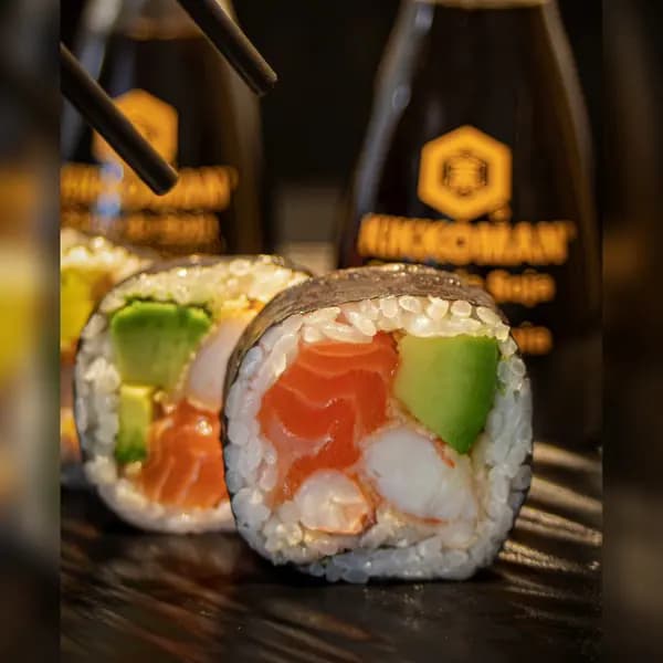 Futomaki crevette saumon fume
