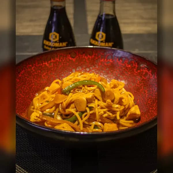 Poke saumon crevette